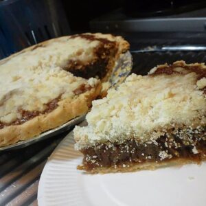 Shoo fly full-sized pie